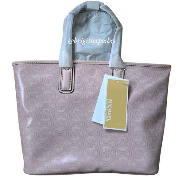 MICHAEL MICHAEL KORS Jodie Powder Blush Small Tote - Picture 7 of 12